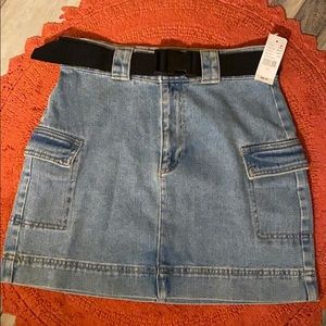 Pac Sun belted cargo skirt